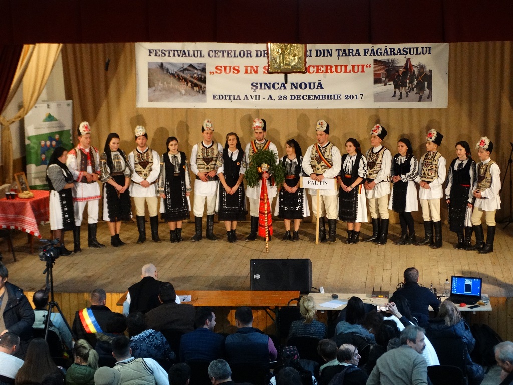 Ceata de Feciori din Paltin, Festivalul Cetelor de Feciori din Tara Fagarasului - Sus in slava cerului, Sinca Noua, 2017